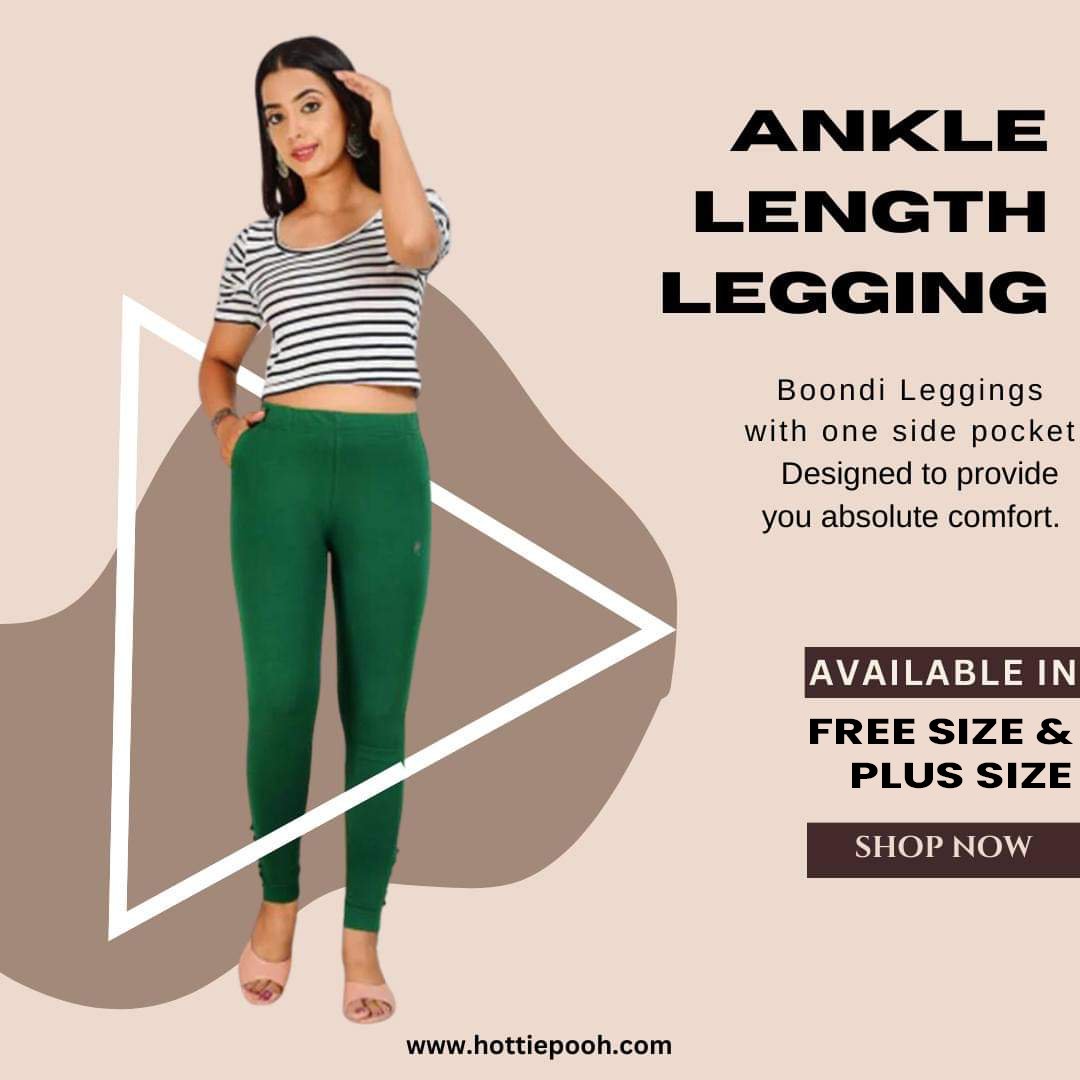 Blue Ankle Length Leggings – LYRA