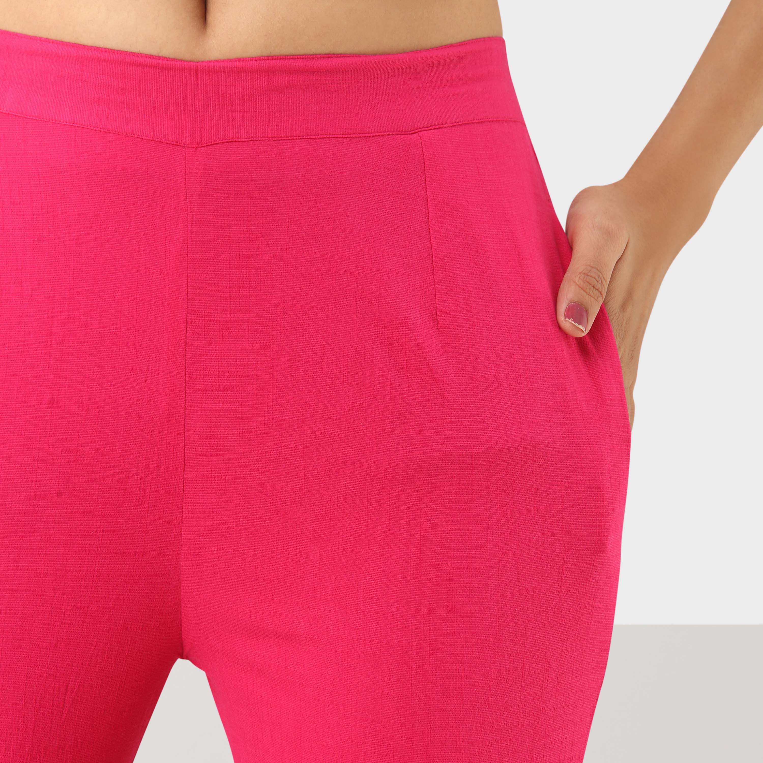 Shine N Show Regular Fit Women Pink Trousers - Buy Shine N Show Regular Fit Women  Pink Trousers Online at Best Prices in India